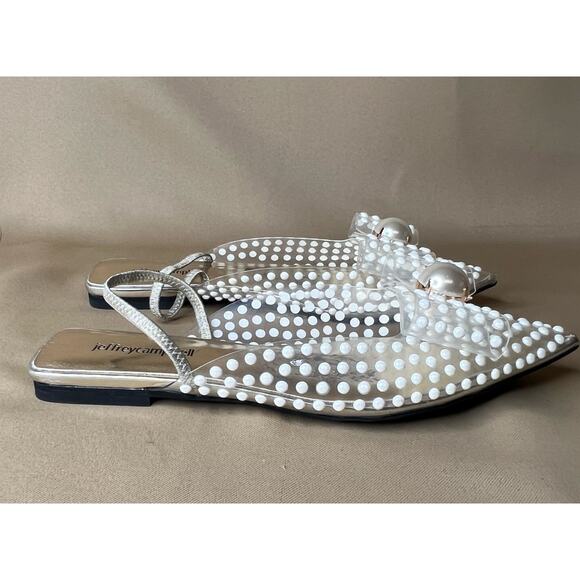 Jeffrey Campbell Pearl Flats Sandals 7 New - Picture 6 of 11